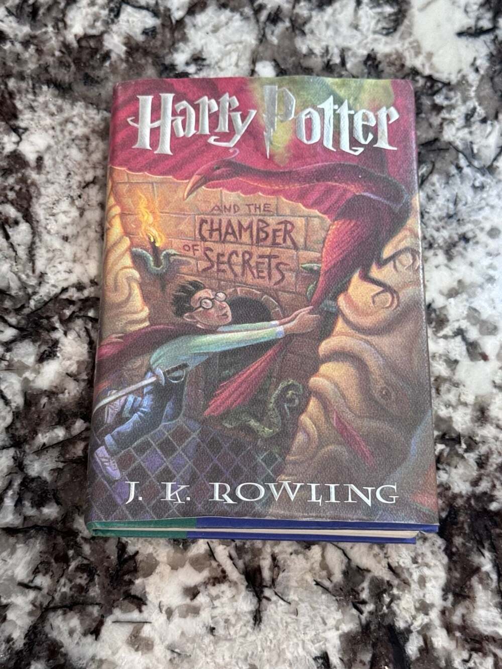 Harry Potter and the Chamber of Secrets Hardcover Book J.K. Rowling 1999